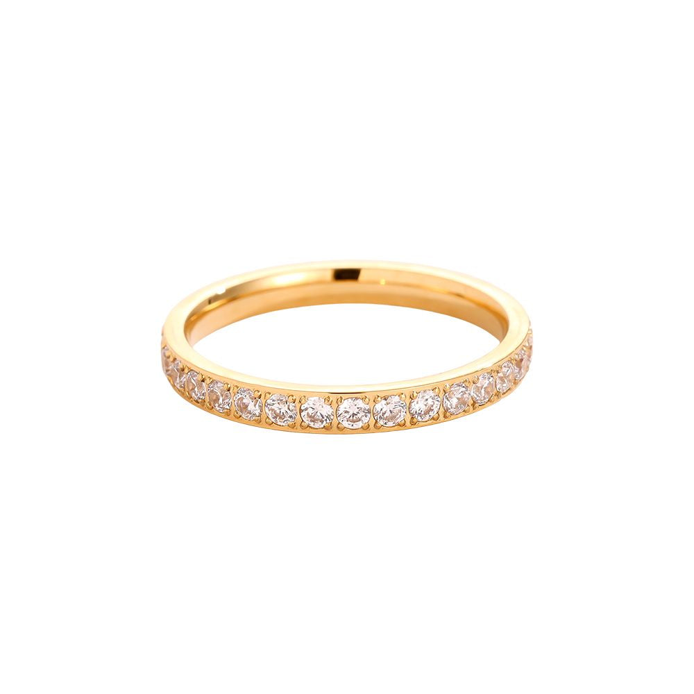 Diamond Edelstahl Ring