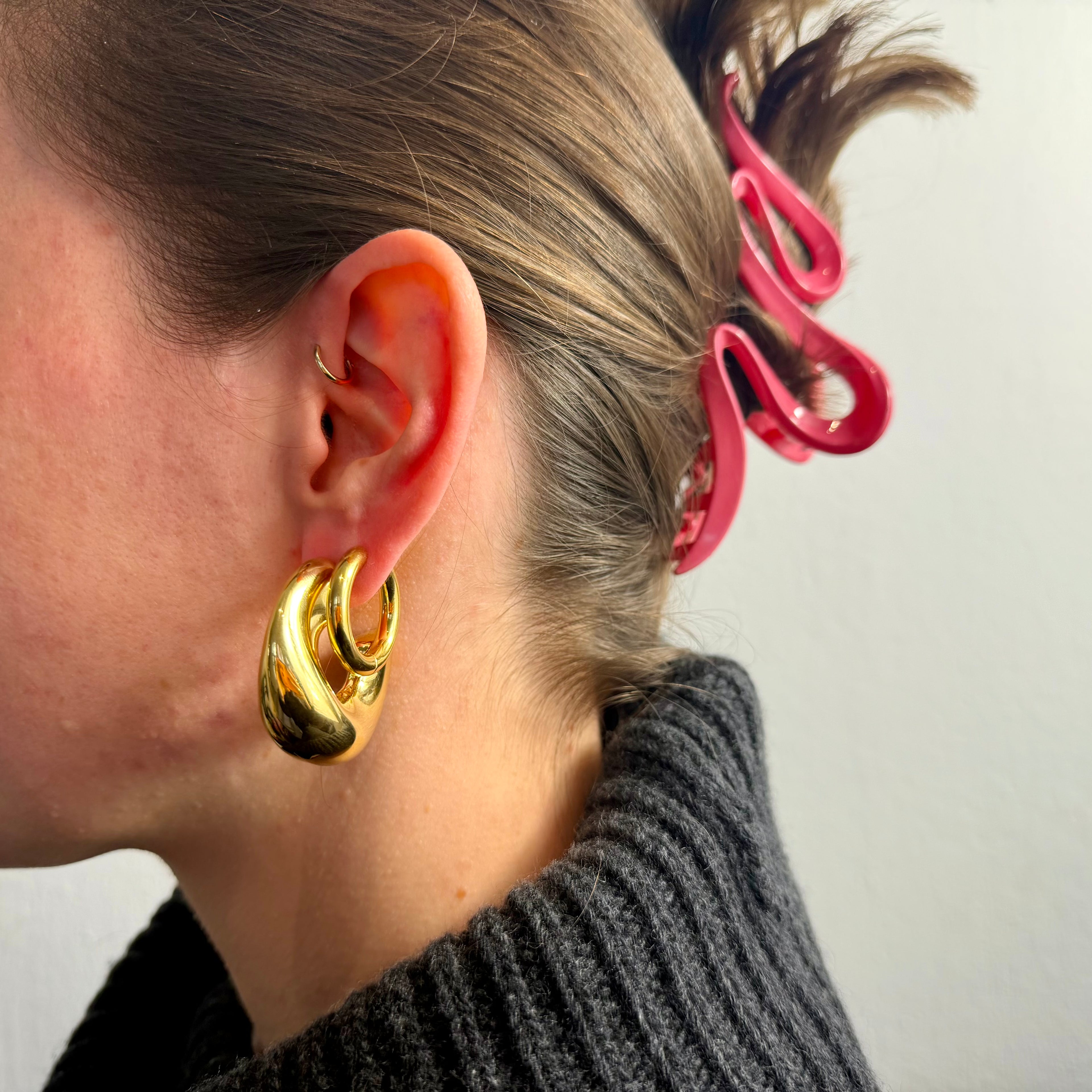 Twisted Hoop Ohrringe