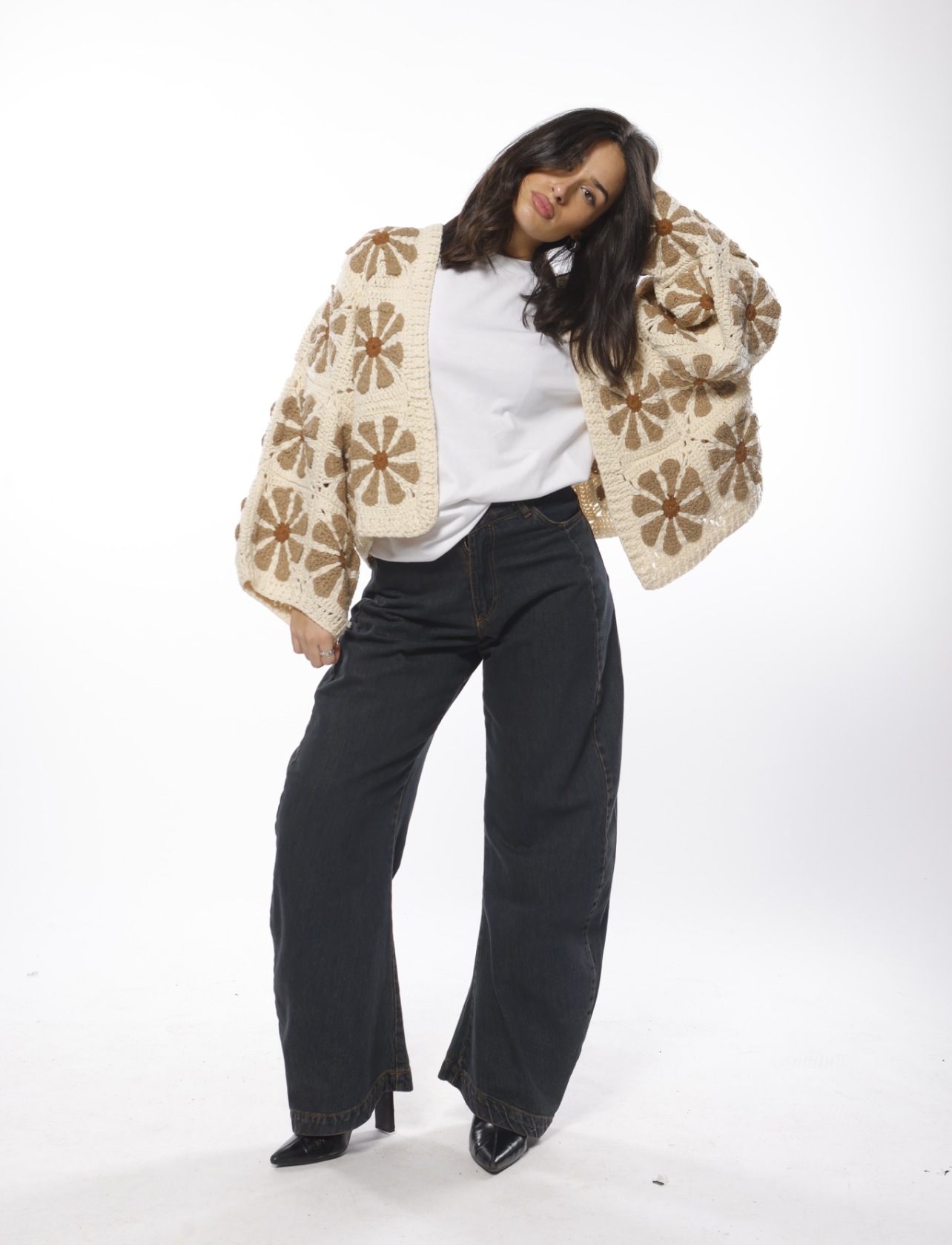 Wool Cardigan - handmade