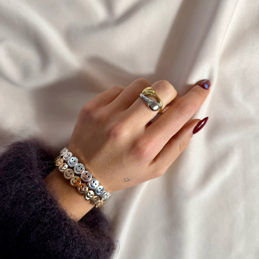 Double Color Cycle Ring