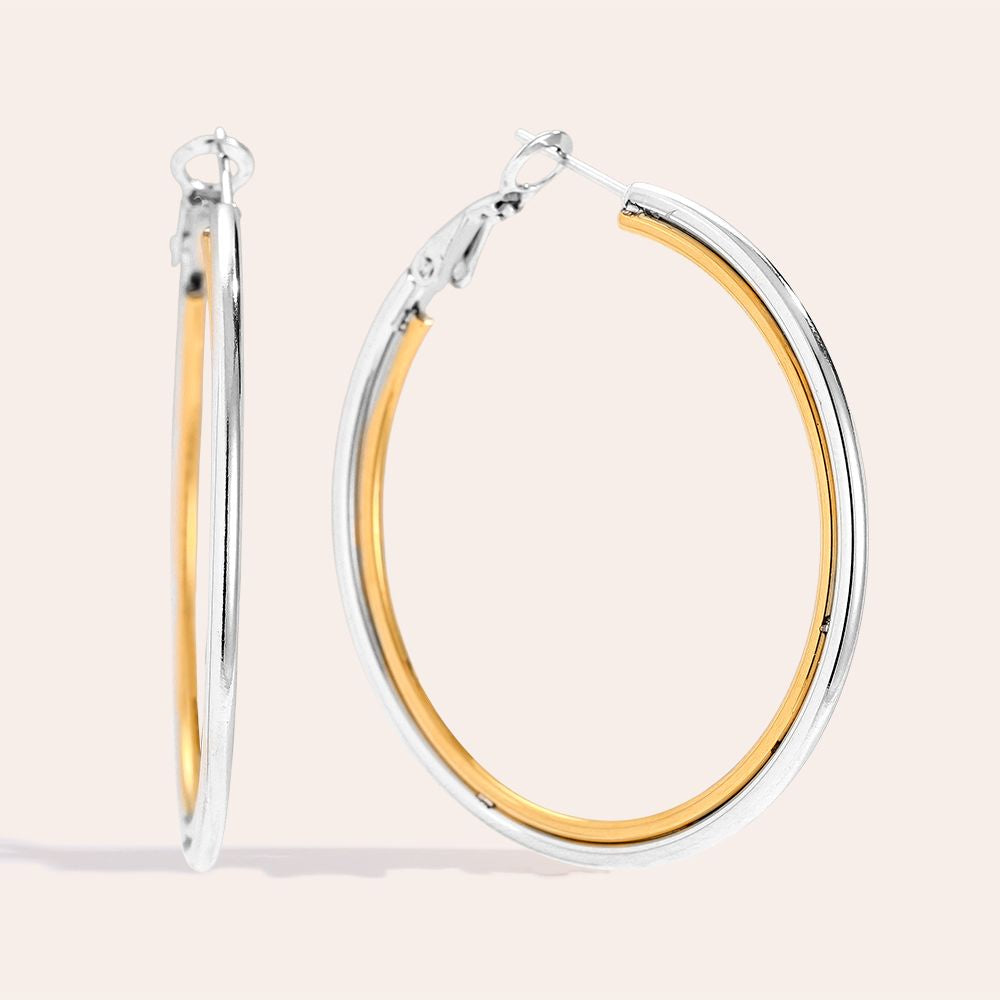 Double Hoop Ohrringe