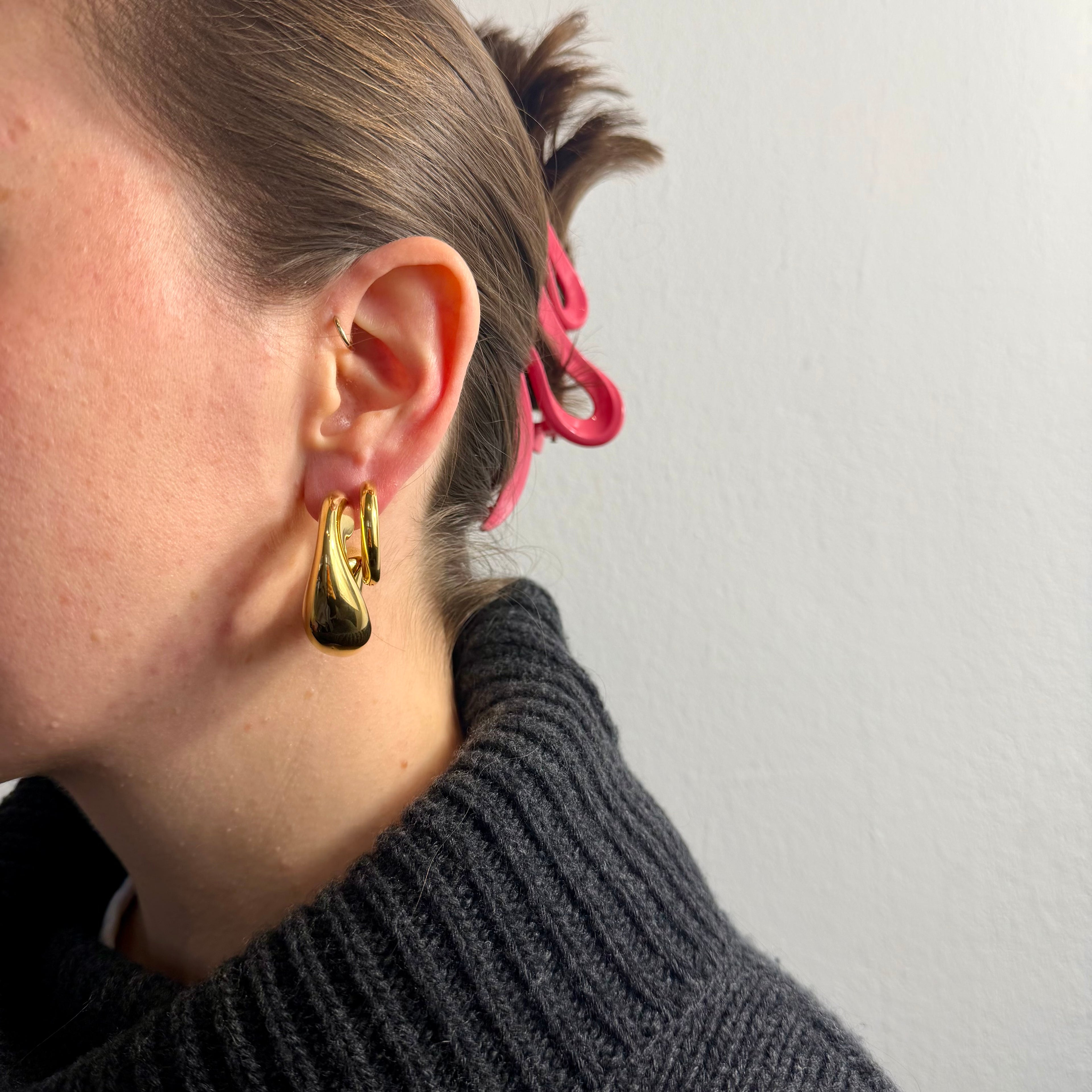 Twisted Hoop Ohrringe