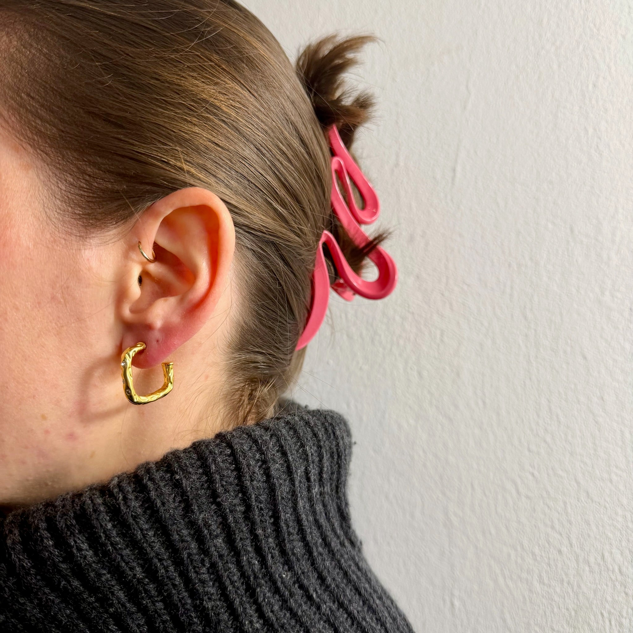 Diamond Hoop Ohrringe