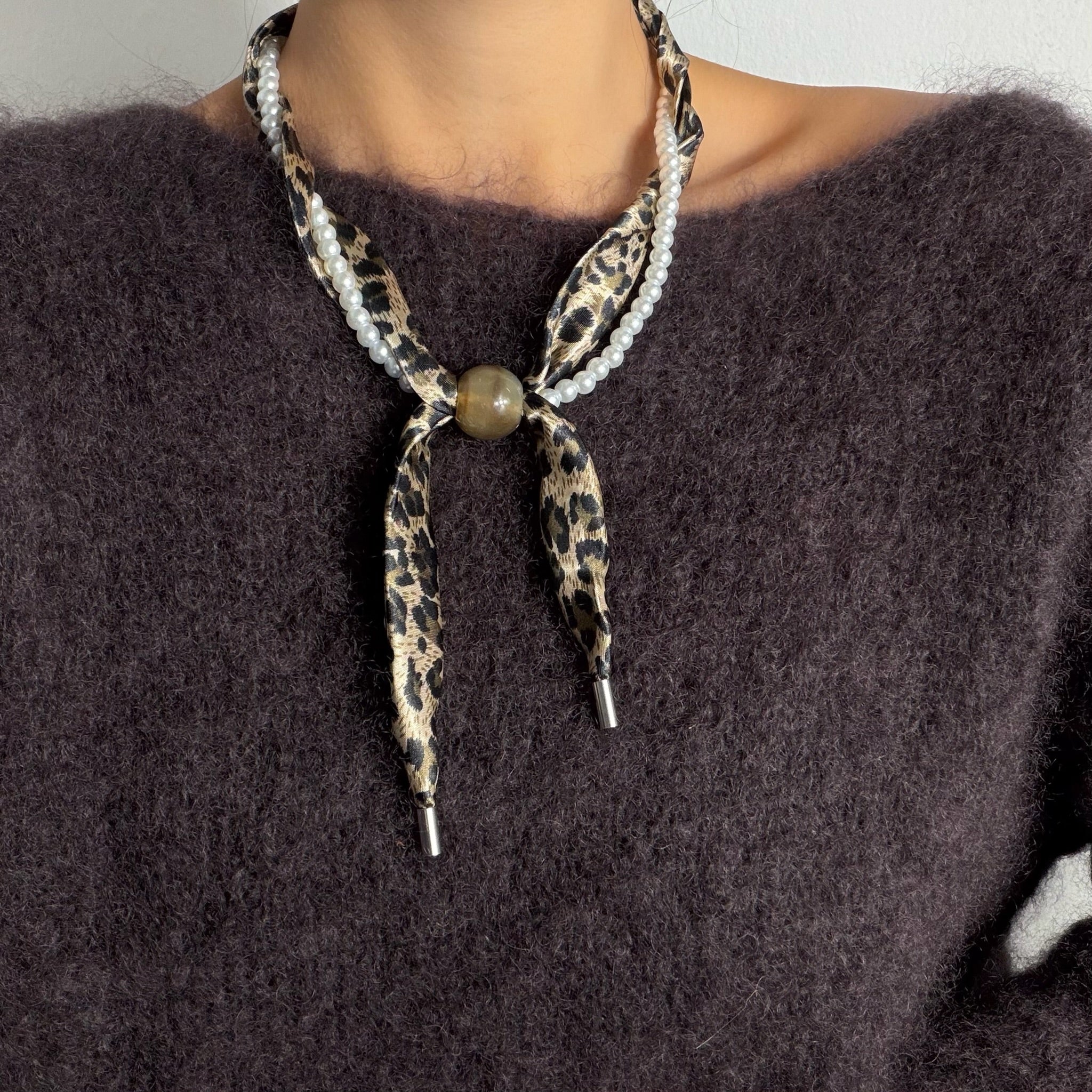 Leo Print Halskette