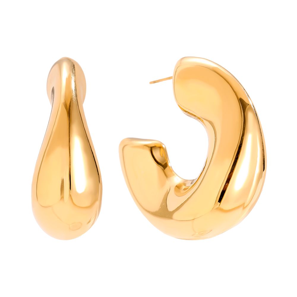 Twisted Hoop Ohrringe