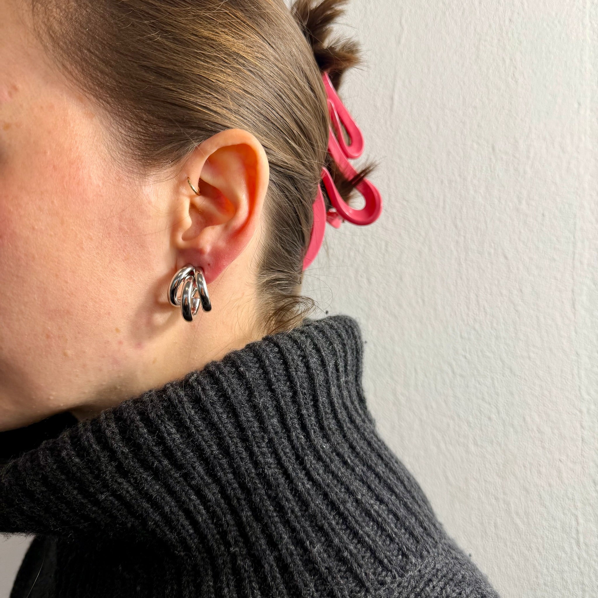 Triple Hoop Ohrringe