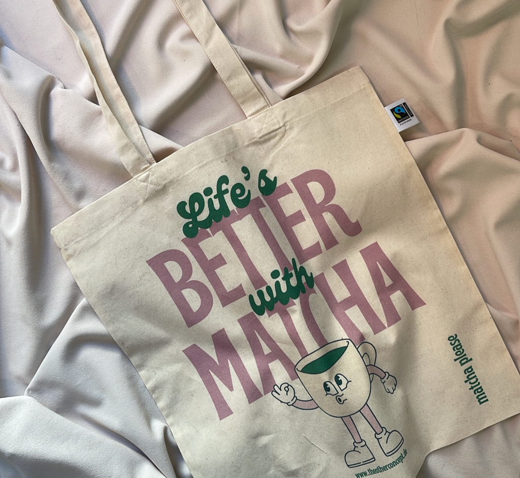 Matcha Please Shopping Bag