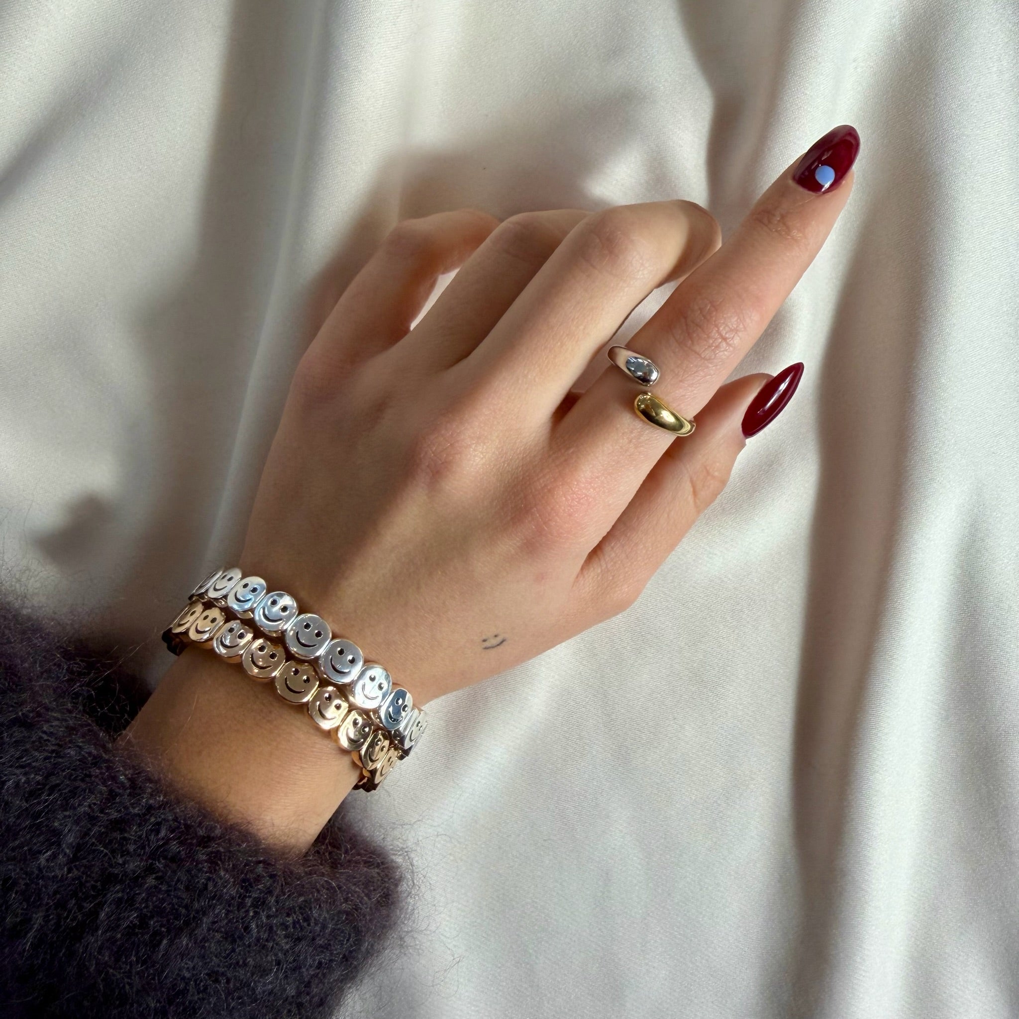 Double Color Hug Ring