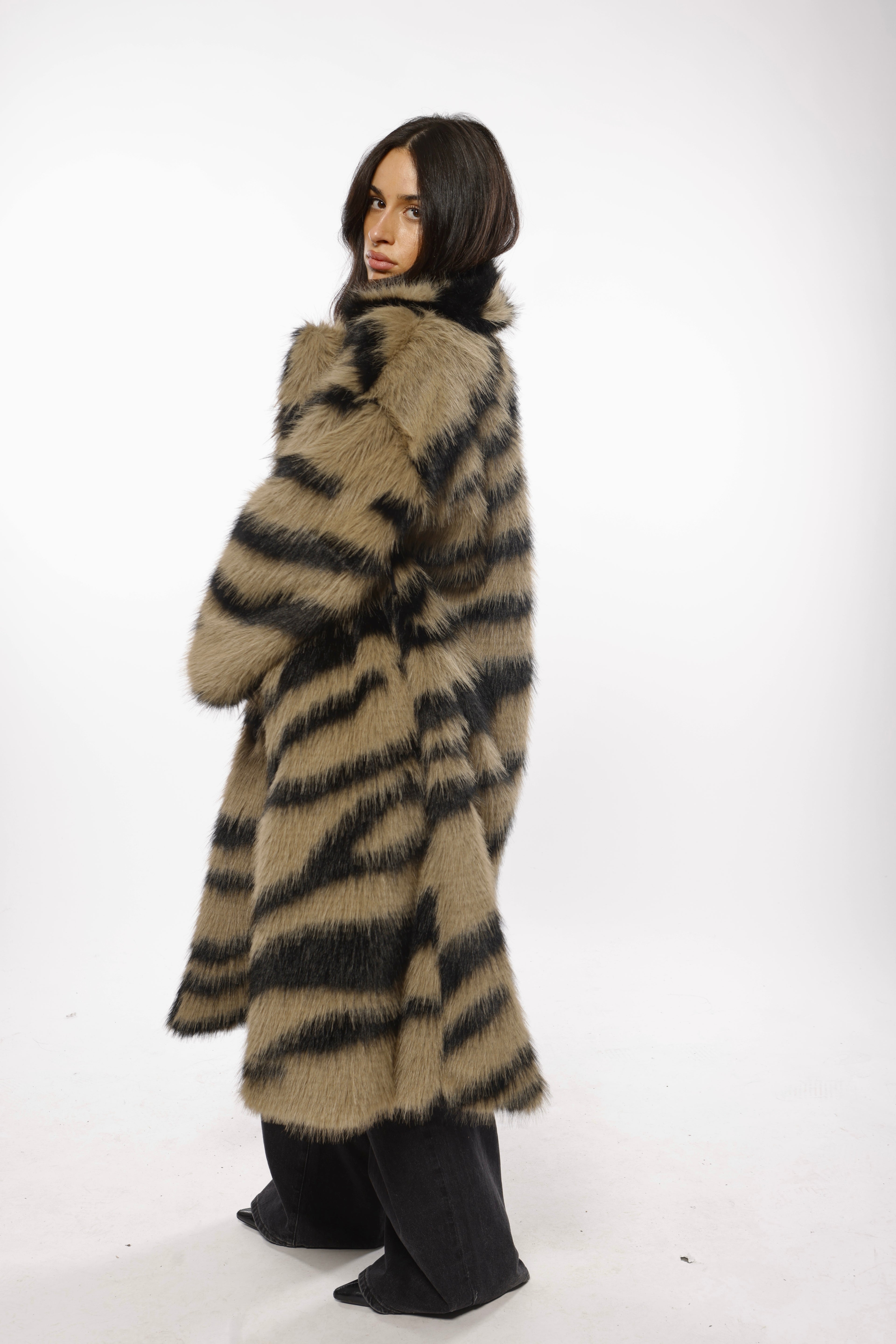 Fake Fur Overcoat
