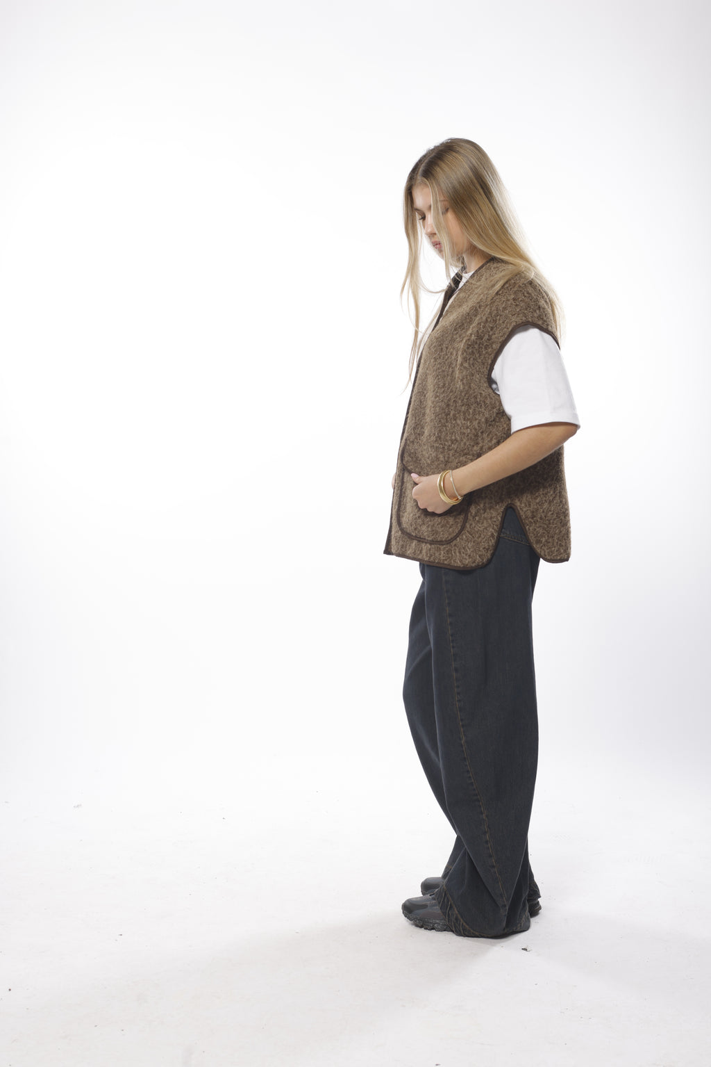 Fleece Oversized Vest