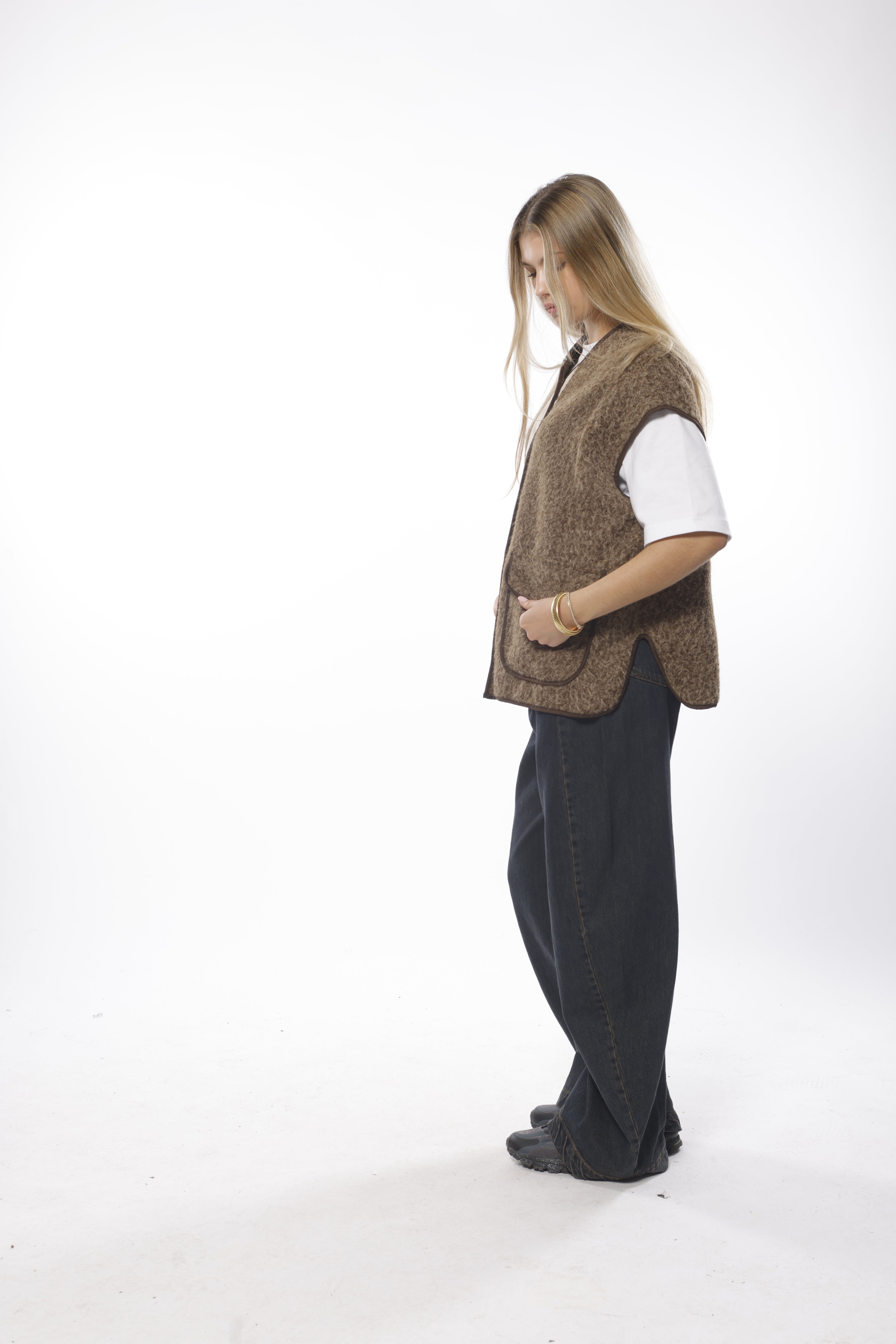 Fleece Oversized Vest