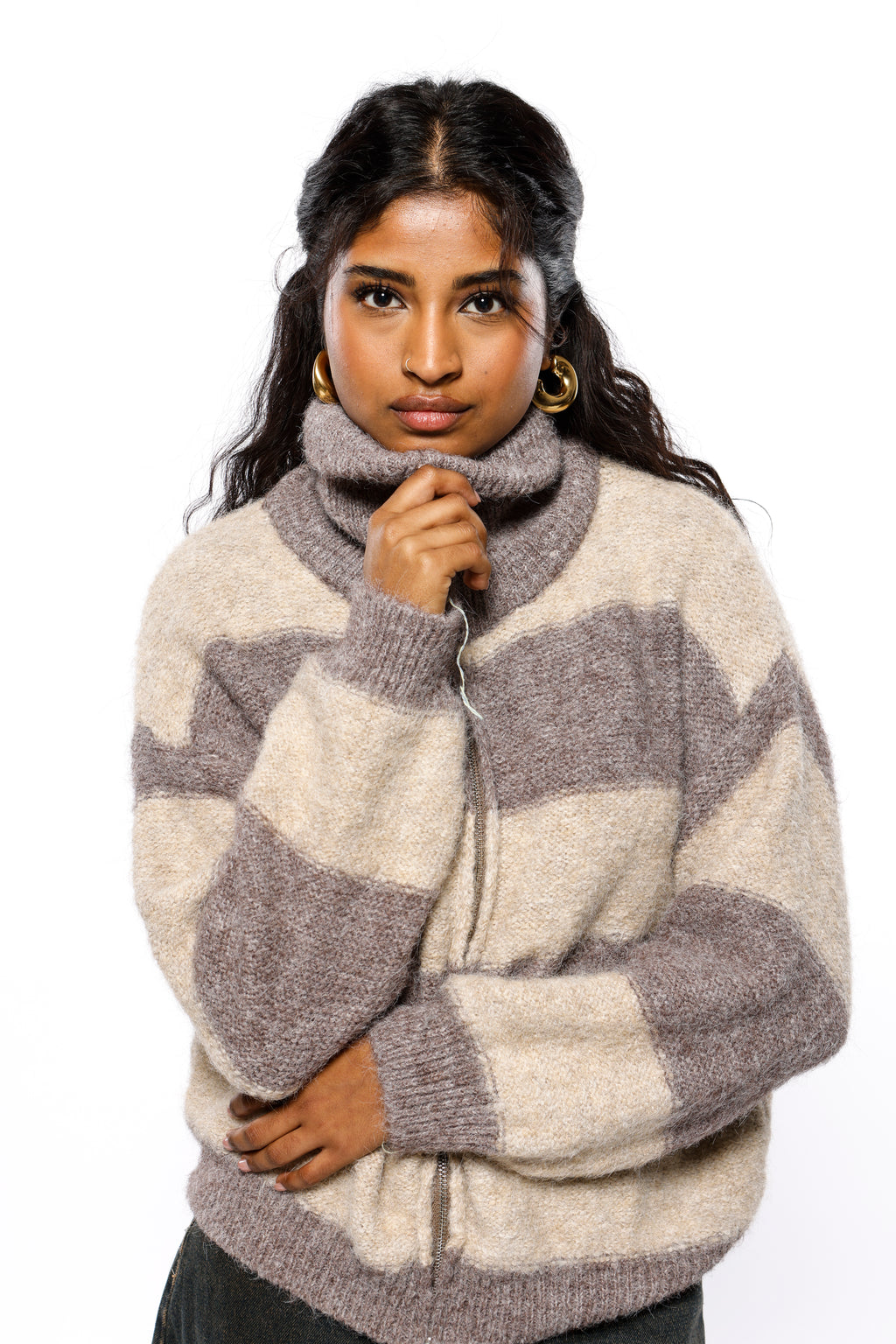 Striped Soft Wool Jacket