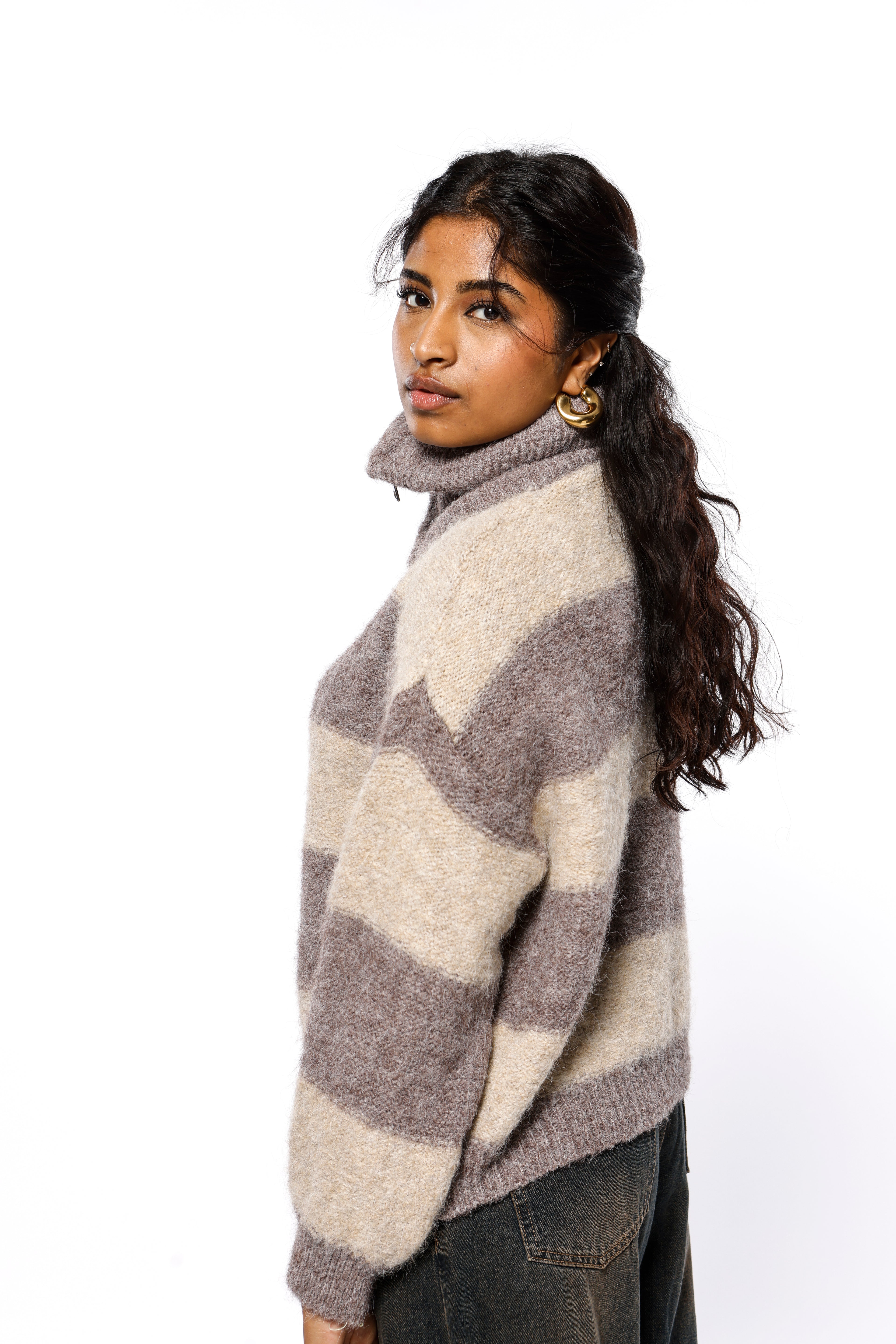 Striped Soft Wool Jacket