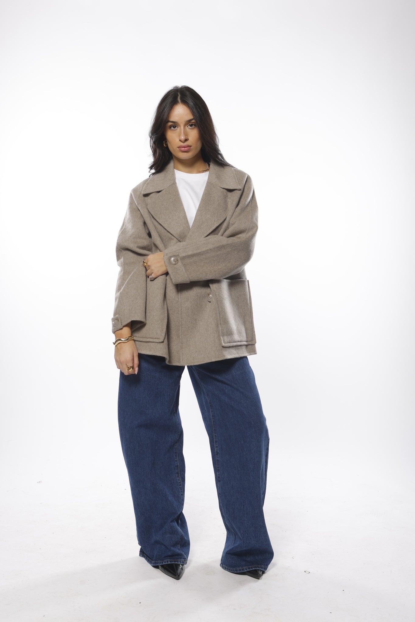 Double-Breasted Coat