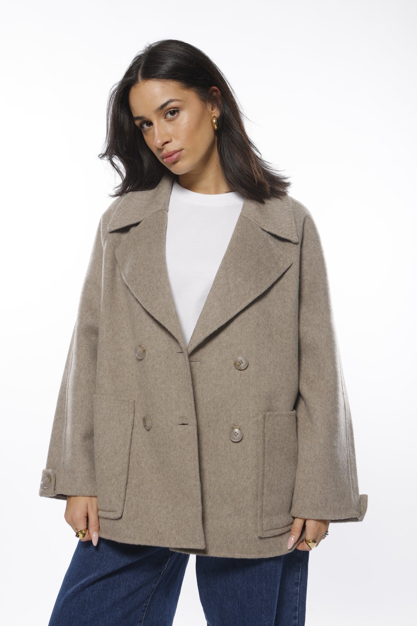 Double-Breasted Coat